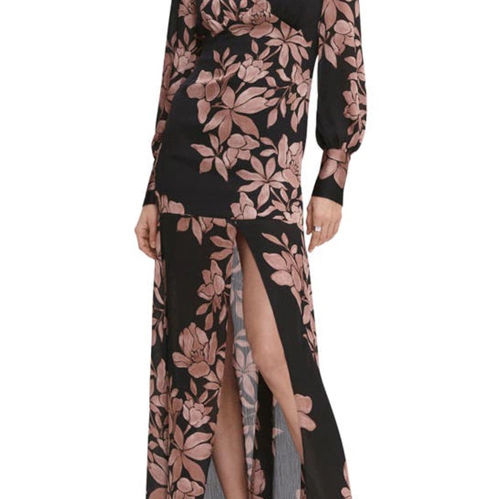 Mango Floral Chiffon Women's Dress - Picture 4 of 4